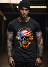 Skull Flag Amerikano TM Exclusive T-Shirts | Grooveman Music