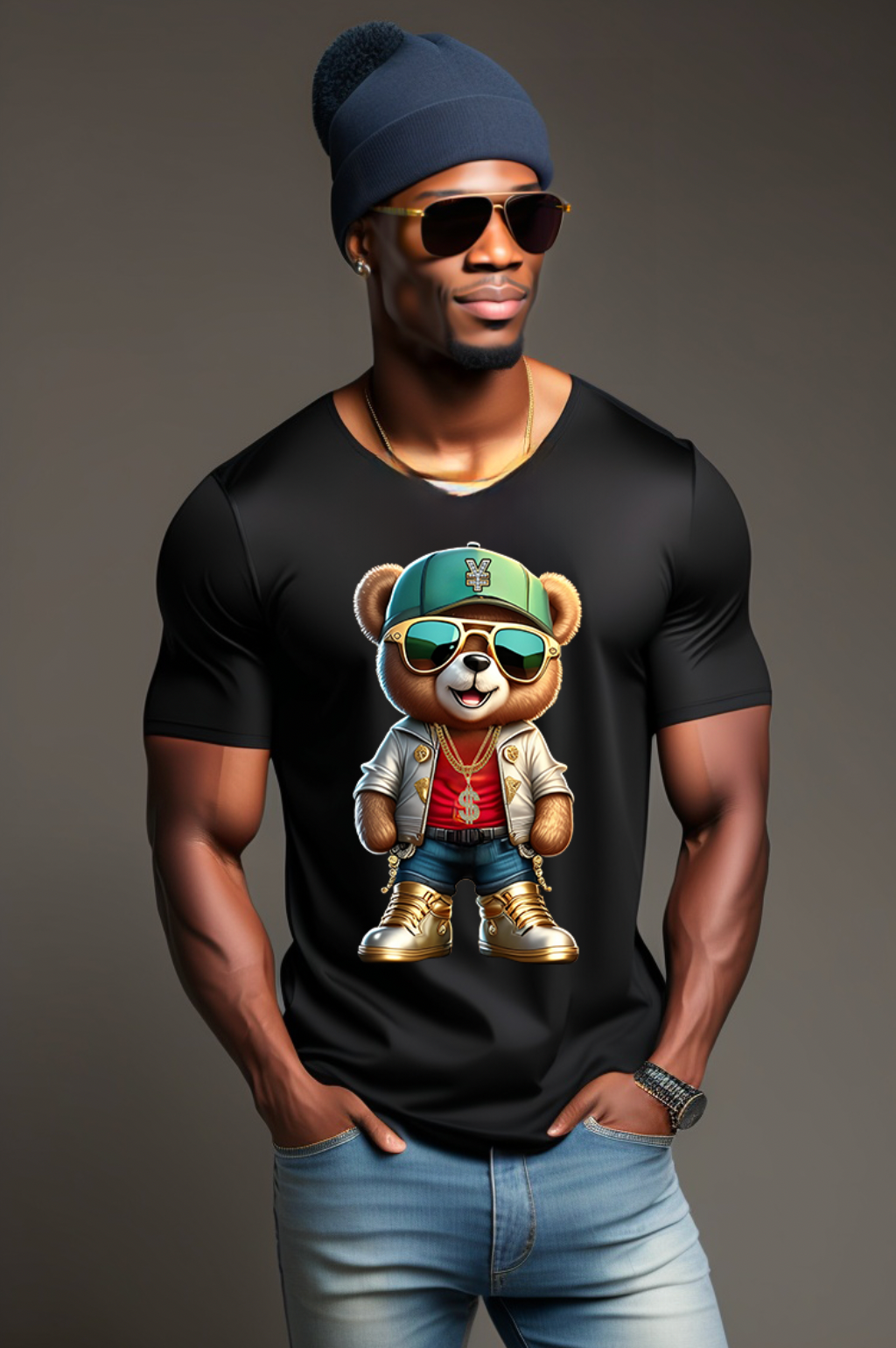 Teddy Money Necklace Art Exclusive T-Shirts | Grooveman Music