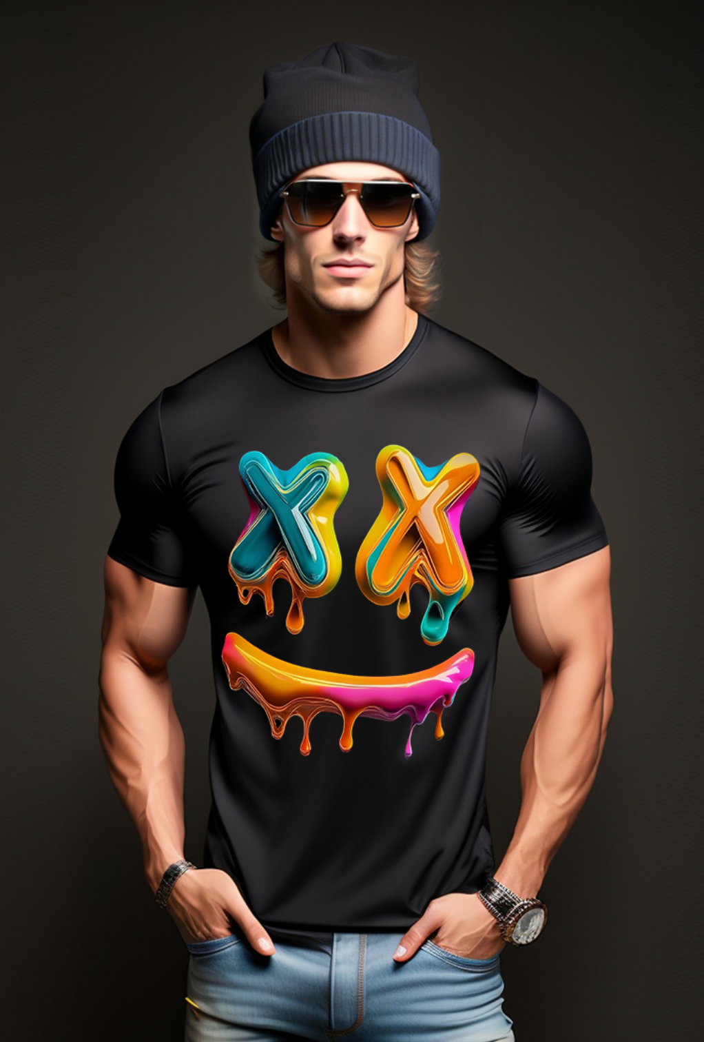 Happy Face Art Exclusive T-Shirts | Grooveman Music - Grooveman Music