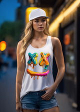 Happy Face Art Exclusive Tank Top | Grooveman Music