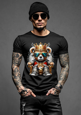 Teddy King Red Art Exclusive T-Shirts | Grooveman Music
