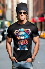 Teddy Angry Colorful Art Exclusive T-Shirts | Grooveman Music