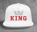 5 Panel Snapback Cap King Crown