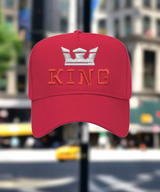 5 Panel Mid Profile Baseball Cap King Crown