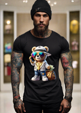 Teddy with Phone Art Exclusive T-Shirts | Grooveman Music
