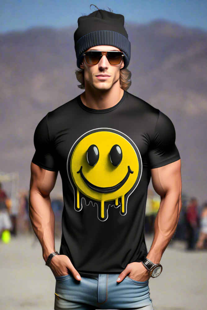 Smile Melted Art Exclusive T-Shirts | Grooveman Music