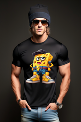 Gangster Cartoon Sponge Art Exclusive T-Shirts | Grooveman Music - Grooveman Music