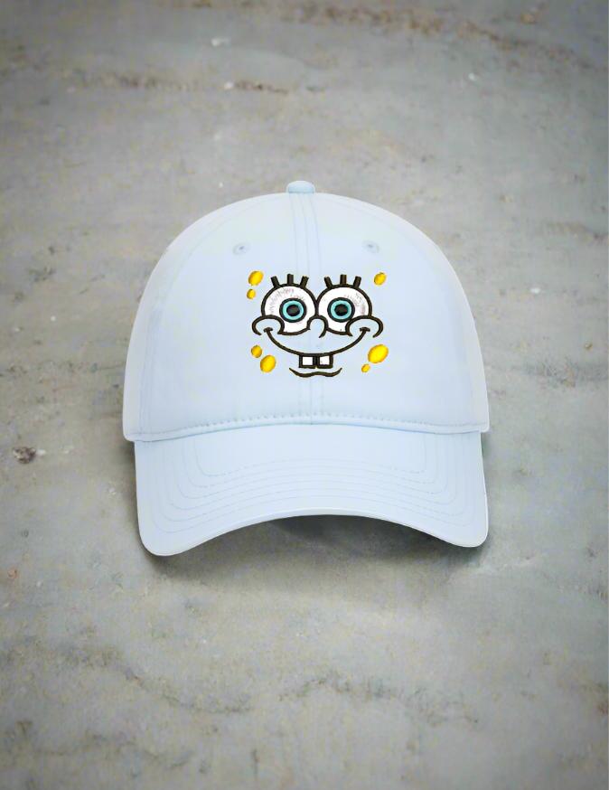 5 Panel Mid Profile Baseball Cap Sponge Face