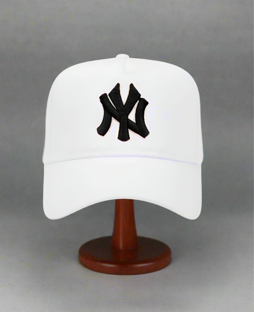 5 Panel Mid Profile Baseball Cap NY 3D