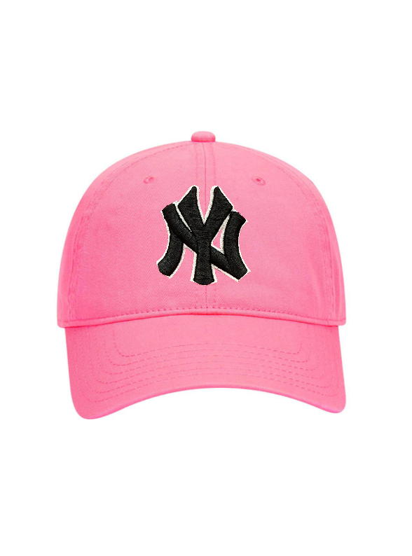 5 Panel Mid Profile Baseball Cap NY 3D