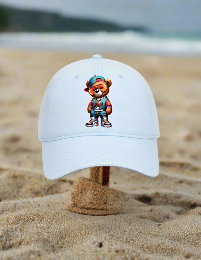 5 Panel Mid Profile Baseball Cap Teddy Miami