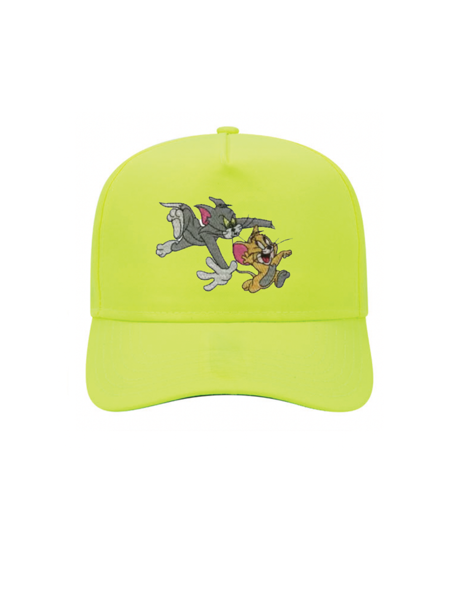 5 Panel Mid Profile Baseball Cap Tom and Jerry.