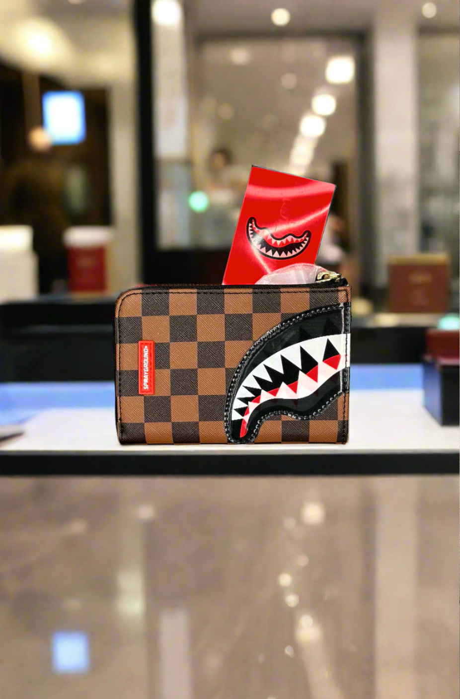 Sprayground | Sharks in Paris Lenticular. Chomp Wallet