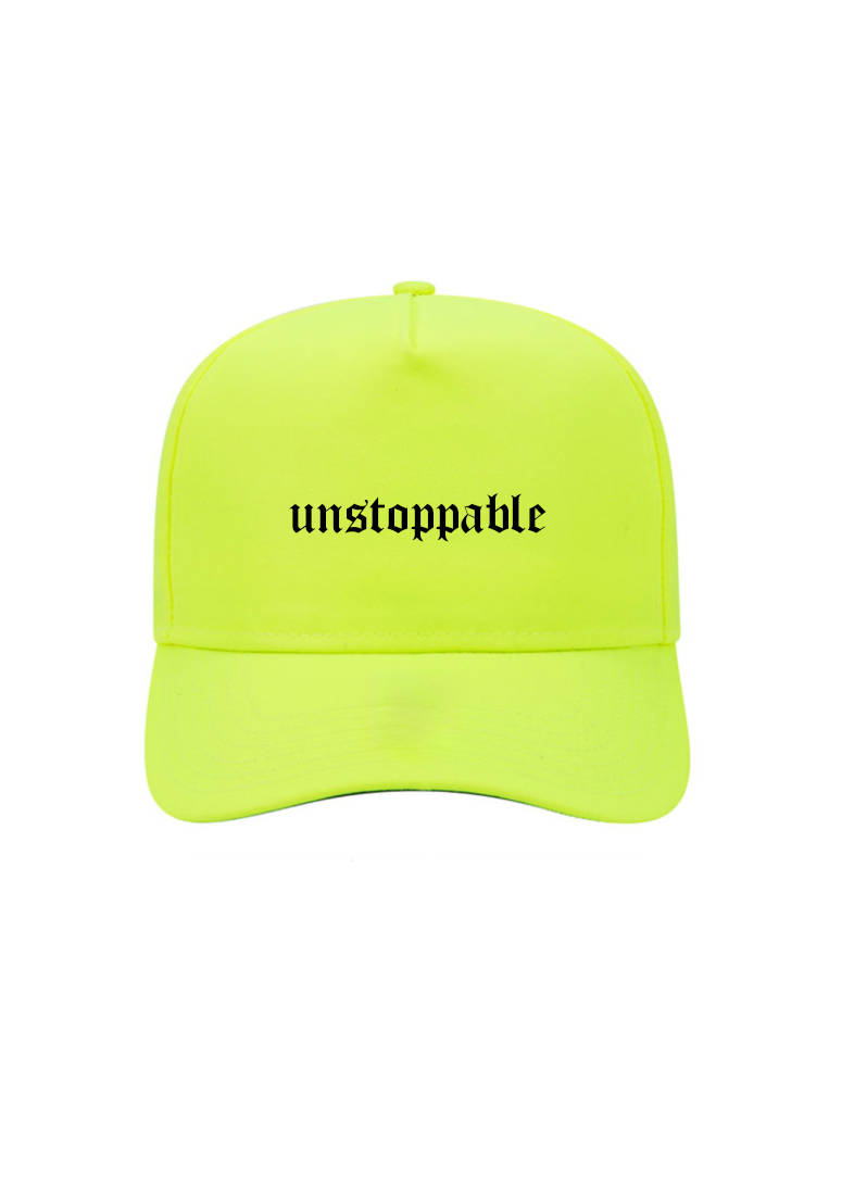 5 Panel Mid Profile Baseball Cap Unstoppable - Grooveman Music