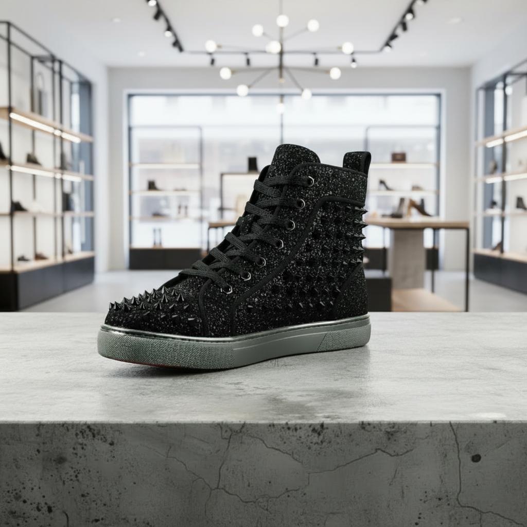 Black Glitter Black Spikes Encore by Fiesso - Grooveman Music