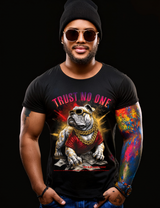 Bulldog Trust No One Art Exclusive T-Shirts | Grooveman Music TM - Grooveman Music