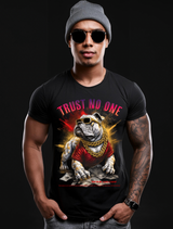 Bulldog Trust No One Art Exclusive T-Shirts | Grooveman Music TM - Grooveman Music