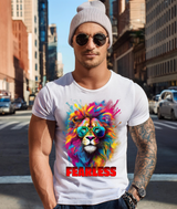 Lion Fearless Art Exclusive T-Shirts | Grooveman Music TM - Grooveman Music