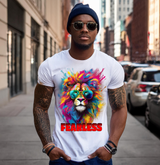 Lion Fearless Art Exclusive T-Shirts | Grooveman Music TM - Grooveman Music