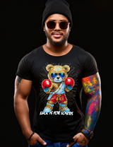 Rhinestones T Shirt Teddy Boxing Exclusive | Grooveman Music TM - Grooveman Music