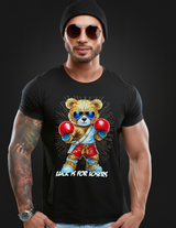 Rhinestones T Shirt Teddy Boxing Exclusive | Grooveman Music TM - Grooveman Music