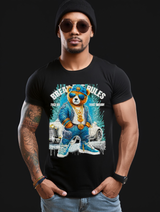 Rhinestones T Shirt Teddy Blue Car Exclusive | Grooveman Music TM - Grooveman Music