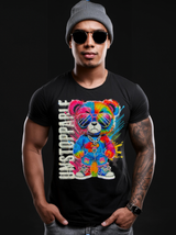 Rhinestones T Shirt Teddy Unstoppable Exclusive | Grooveman Music TM - Grooveman Music