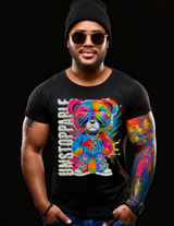 Rhinestones T Shirt Teddy Unstoppable Exclusive | Grooveman Music TM - Grooveman Music