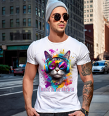 Cat Music is the Answer Art Exclusive T-Shirts | Grooveman Music TM - Grooveman Music