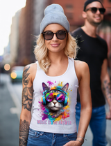 Cat Music is the Answer Art Exclusive T-Shirts | Grooveman Music TM - Grooveman Music