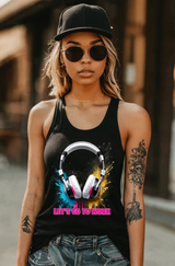 Headphones Let's go to Work Art Exclusive T-Shirts | Grooveman Music TM - Grooveman Music