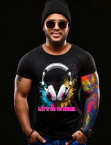 Headphones Let's go to Work Art Exclusive T-Shirts | Grooveman Music TM - Grooveman Music