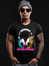 Headphones Let's go to Work Art Exclusive T-Shirts | Grooveman Music TM - Grooveman Music