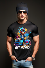 Teddy Over the Car Art Exclusive T-Shirts | Grooveman Music TM - Grooveman Music