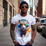 Tiger White Money Hungry Art T-Shirts | GM Trademark