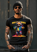 Teddy Music is the Answer Art T-Shirts | GM Trademark