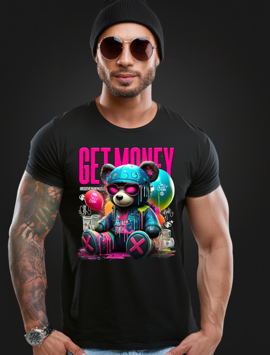 Teddy Get Money Art T-Shirts | GM Trademark