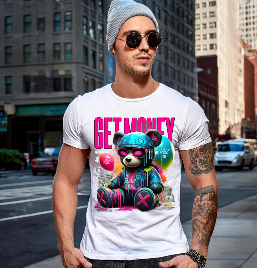 Teddy Get Money Art T-Shirts | GM Trademark