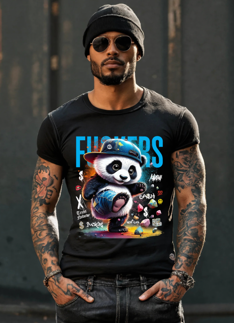 Panda Fuckers Art T-Shirts | GM Trademark