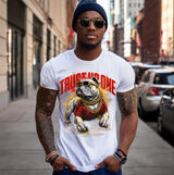 Rhinestones T Shirt Bulldog Trust No One Exclusive | Grooveman Music TM