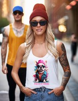 Frenchie Perfect is boring Art Tank Top | GM TM