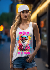 Pomeranian Dog Normal is overrated  Art Tank Top | GM TM