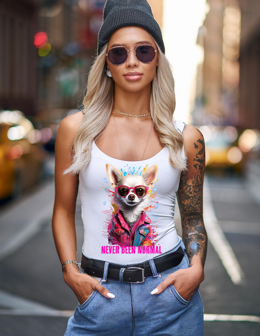 Chihuahua Dog Never Been Normal  Art Tank Top | GM TM