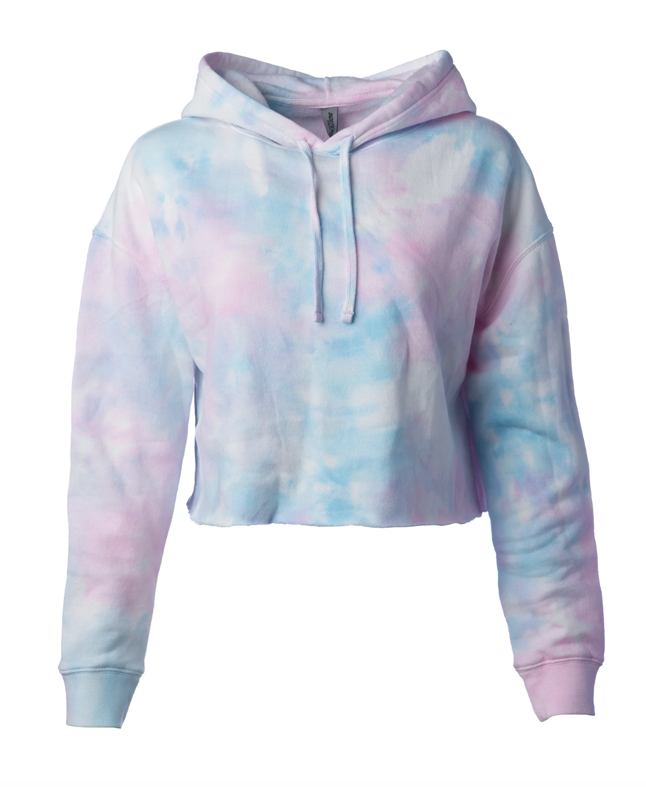 Cropped Fleece Hoodie