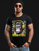 Ape Music Please Art T-Shirts | GM Trademark