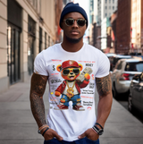 Rhinestones T Shirt Teddy Make Money Exclusive |GM Trademark