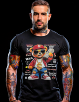 Rhinestones T Shirt Teddy Make Money Exclusive |GM Trademark