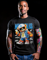 Rhinestones T Shirt Teddy Money Talks Exclusive |GM Trademark