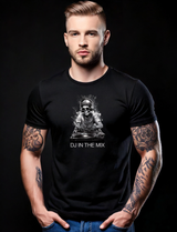 Skull Dj in the Mix Black Collection Art Exclusive T-Shirts | GM Trademark