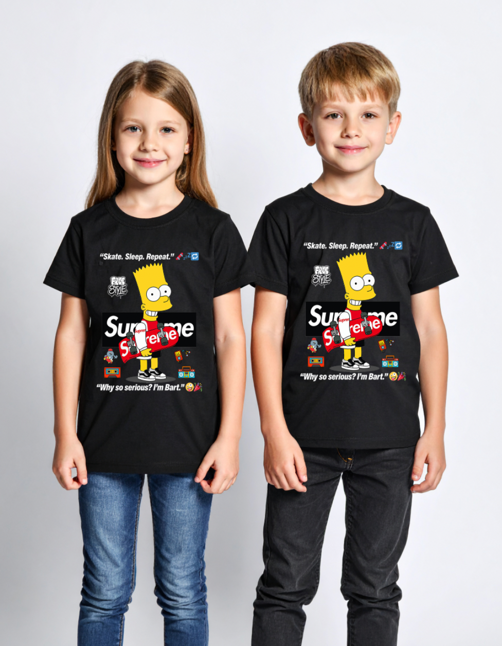 Skate. Sleep. Repeat. 🛹💤🔁 – Kids Street Rebel T-Shirt | Grooveman Exclusive
